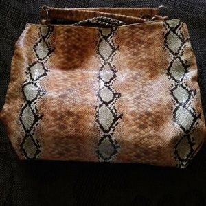 High Quality Faux Leather Snakeskin print bag